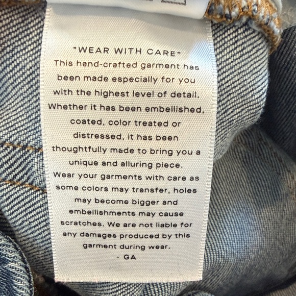 Good American Straight Leg Blue Jeans in Light Indigo Size 4/27 - Picture 9 of 9